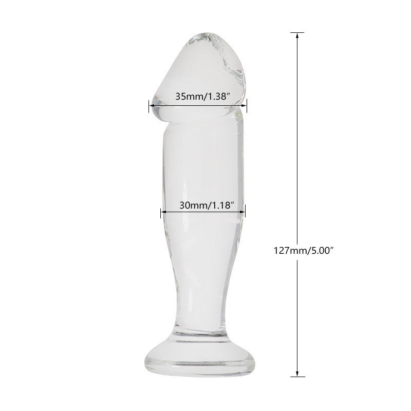 Glass Anal Plug
