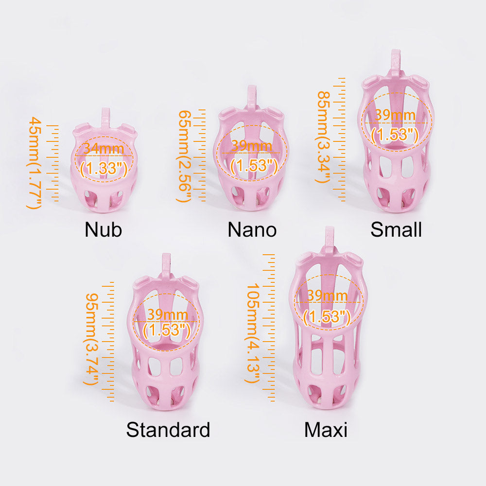 Pink Cobra Chastity Cage