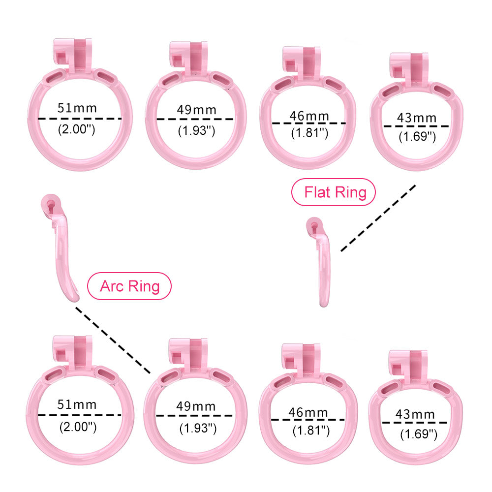 Pink Cobra Chastity Cage