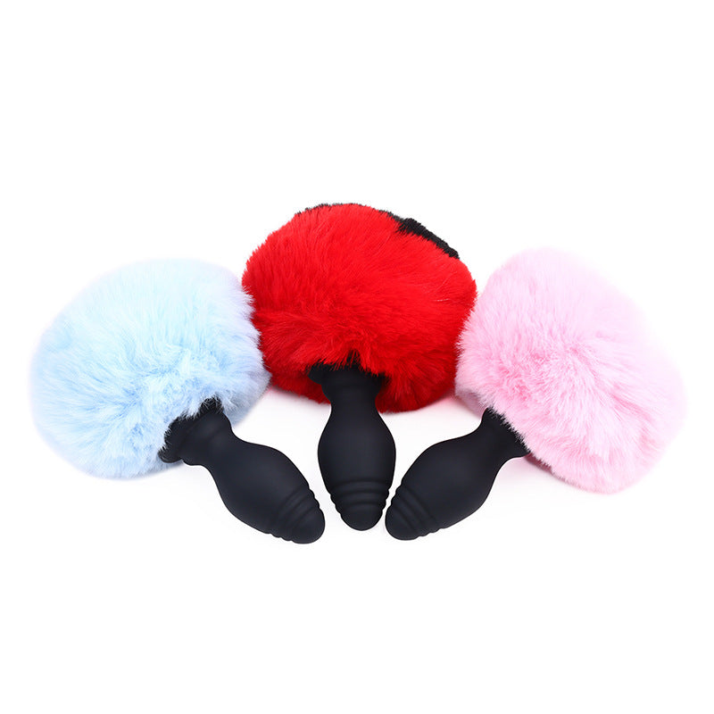 Vibrating Rabbit Tail Butt Plug