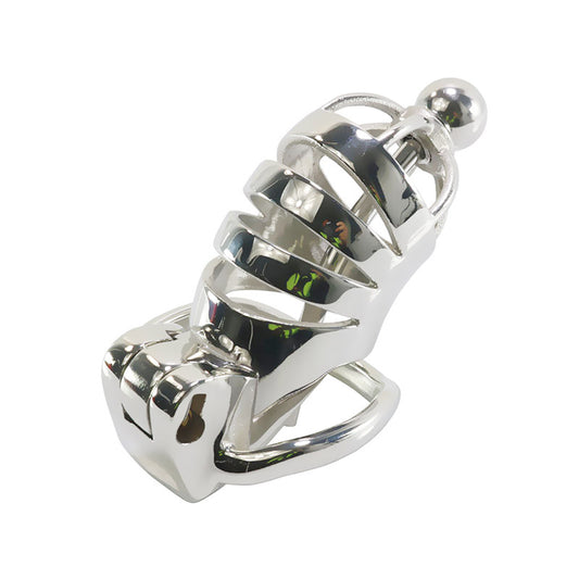 Chastity Cage With Urethral Tube