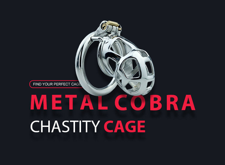 Metal Cobra Chastity Cage