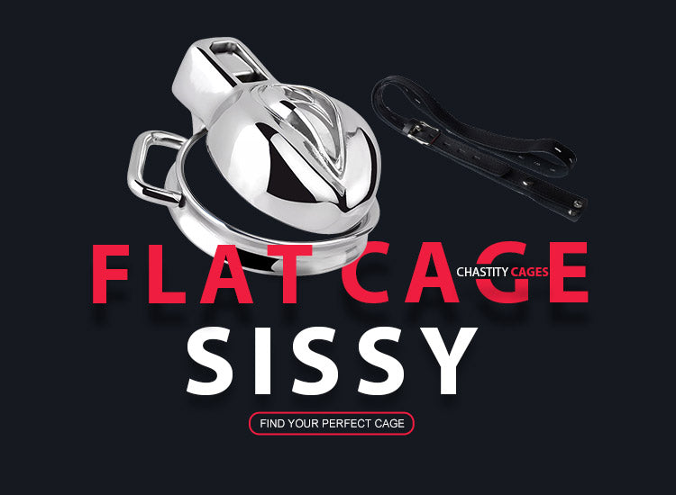 Sissy Flat Chastity Cage