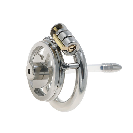 Flat Heart Chastity Cage