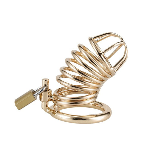 Gold Chastity Cage