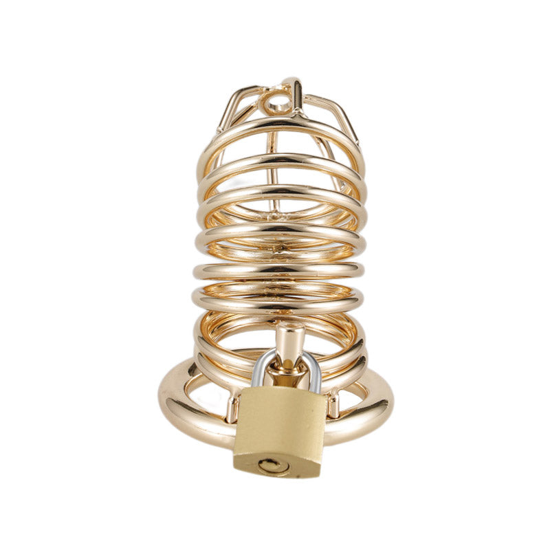 Gold Chastity Cage