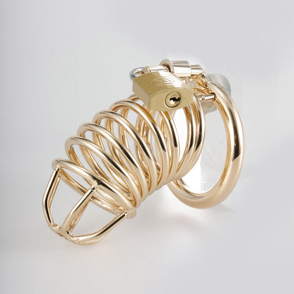 Gold Chastity Cage