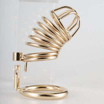 Gold Chastity Cage