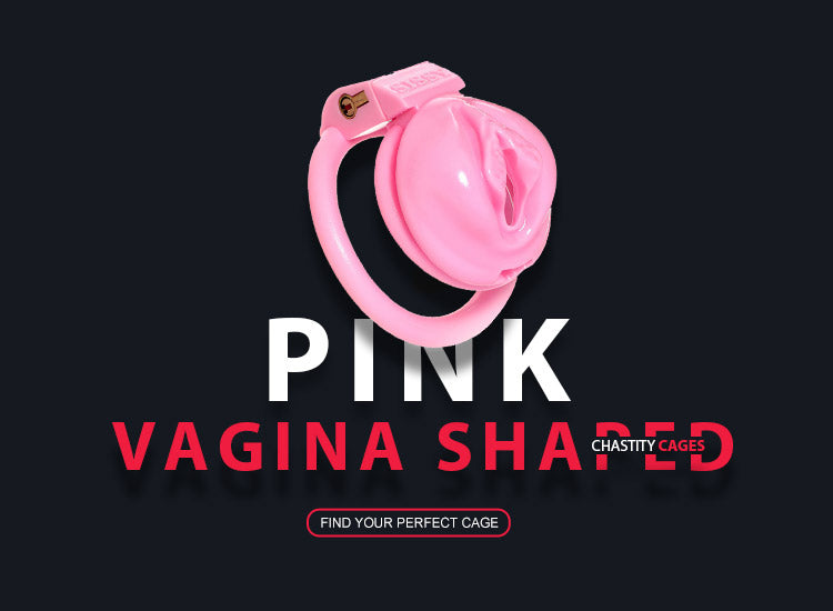 Vagina Shaped Chastity Cage