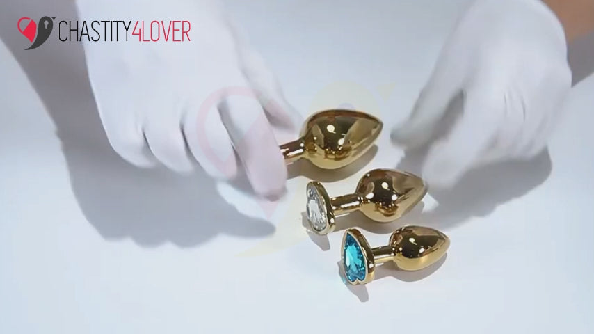 Gold Anal Plug Video