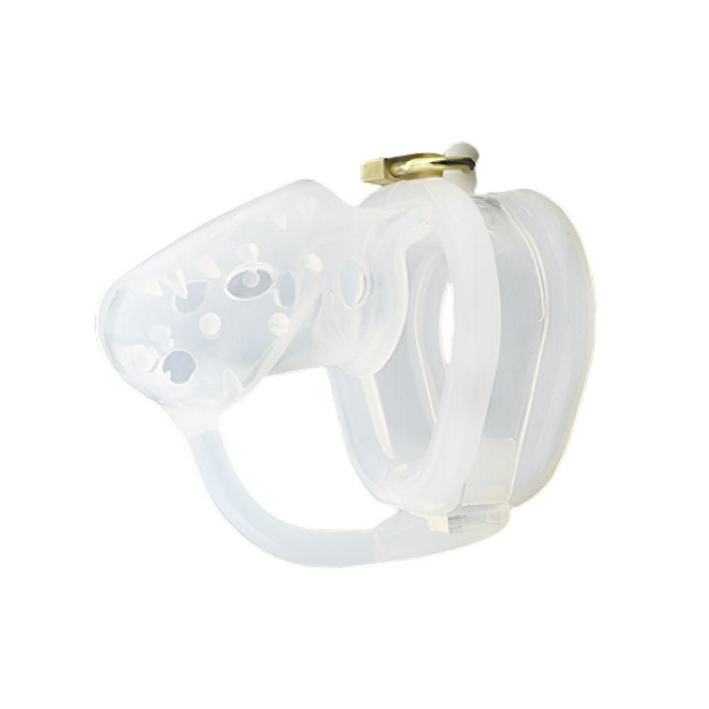 Silicone Male Chastity Device With Spiked