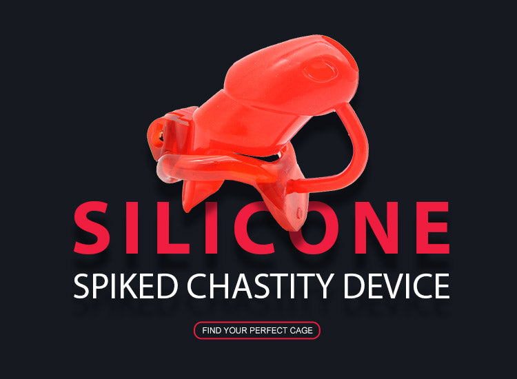 Silicone Spiked Chastity Device