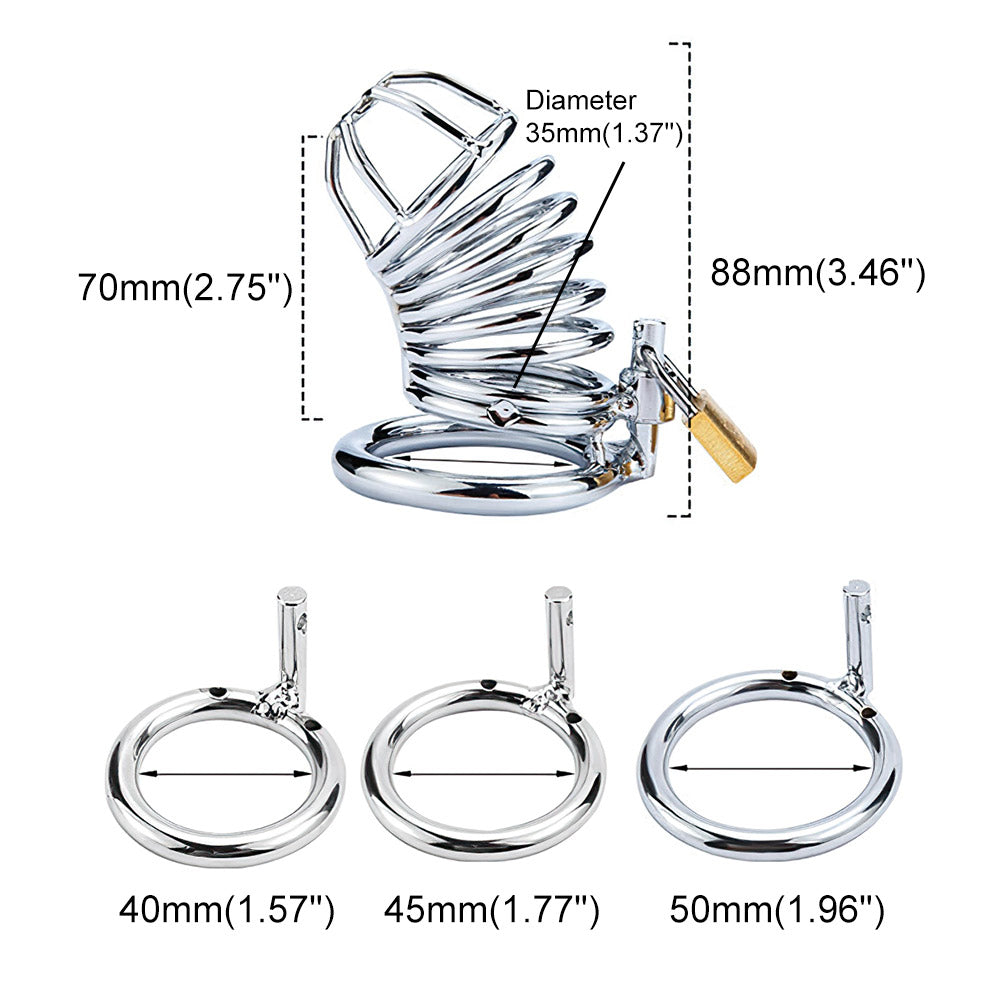 Stainless Steel Chastity Device